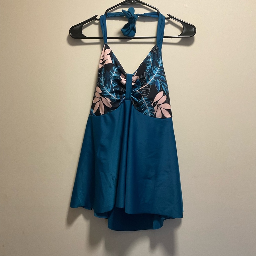 Teal Swim Top